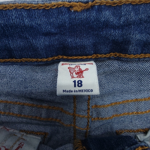 True Religion Jeans Women's Size 18 Slim Blue Mid Rise Denim - Picture 8 of 9